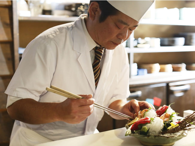 プロの料理人が調理するお値打ちメニュー