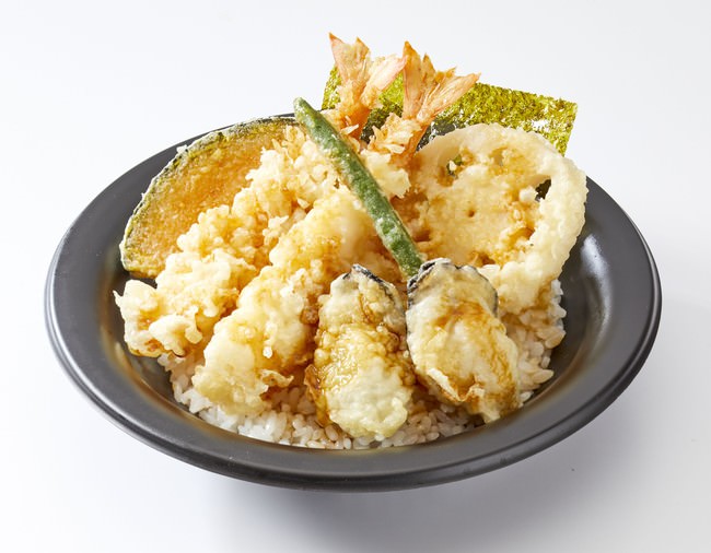 ■牡蠣海老天丼　特別価格 ４９９円(+税)