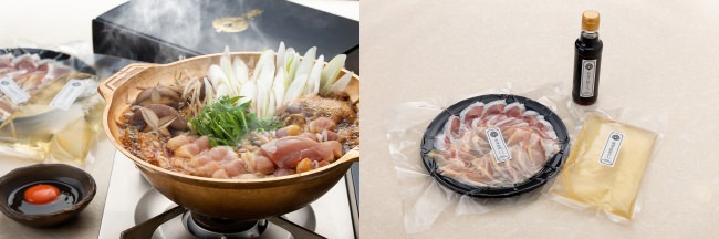 淡海地鶏の鶏すき焼きセット ¥5,980(税込)