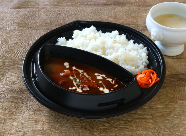 特製デミグラスソースのハヤシライス  (季節のスープ付き)　￥900