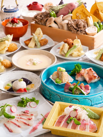 日本料理レストラン八万ぼり　春野菜を楽しむプリフィクスランチ　イメージ画像