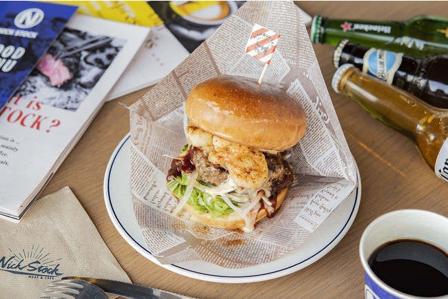 シュリンプ&熟成牛バーガー