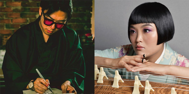 （左）セカイダイスケ氏 ／（右）明日佳氏