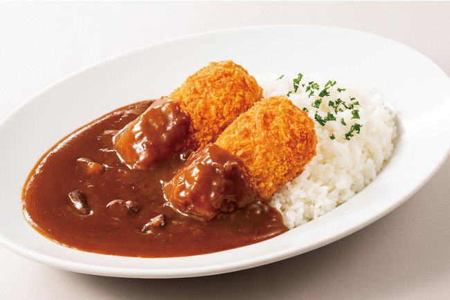 かにクリームコロッケカレー 655円(税込720円)