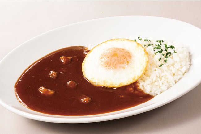 目玉焼きカレーランチ