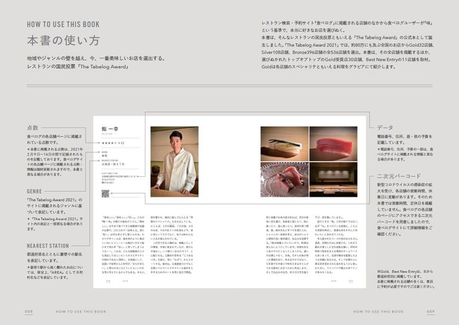 『The Tabelog Award 2021　公式本』（ぴあ）中面