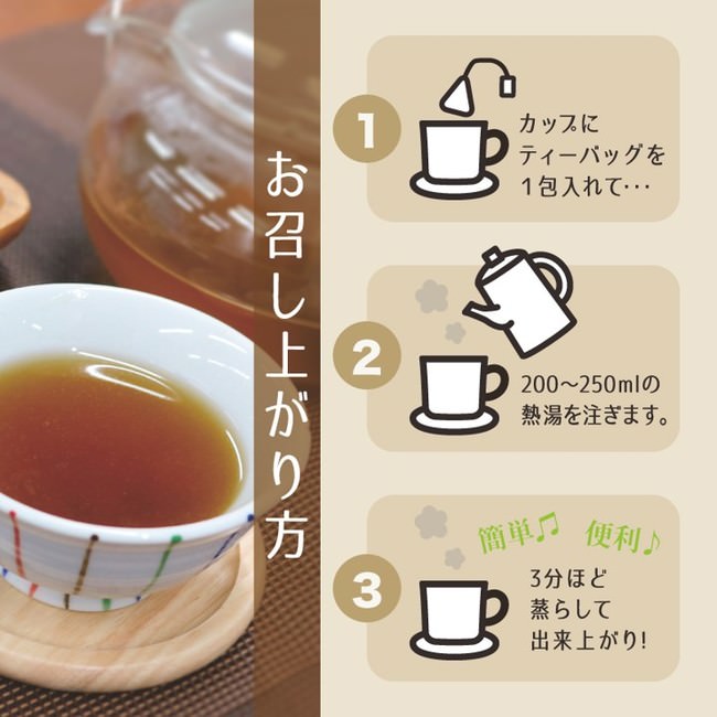 「玄米と黒まめのお茶」飲み方