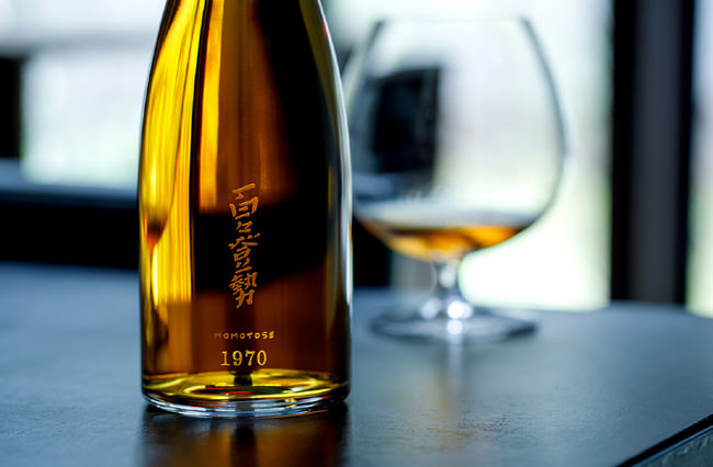 世界最古級の純米酒「百々登勢 1970」