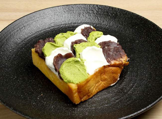 たまごスフレカステラオープンケーキ 抹茶とあんこのZEN ¥500