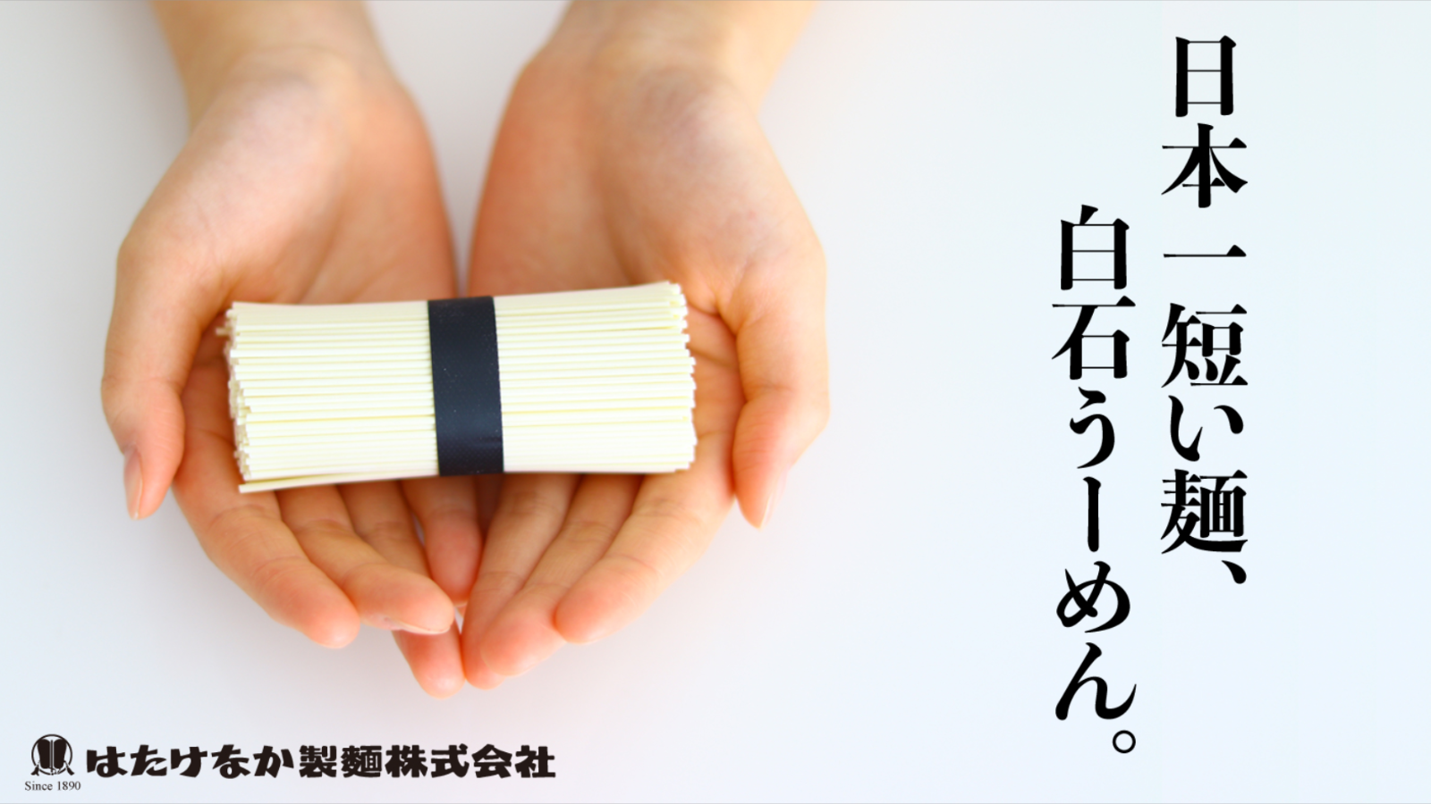 開始22時間で目標達成。宮城県白石市はたけなか製麺が公開した
日本一短い麺「白石温麺」の魅力を伝えるプロジェクトが
クラウドファンディング「Makuake」にて好スタート