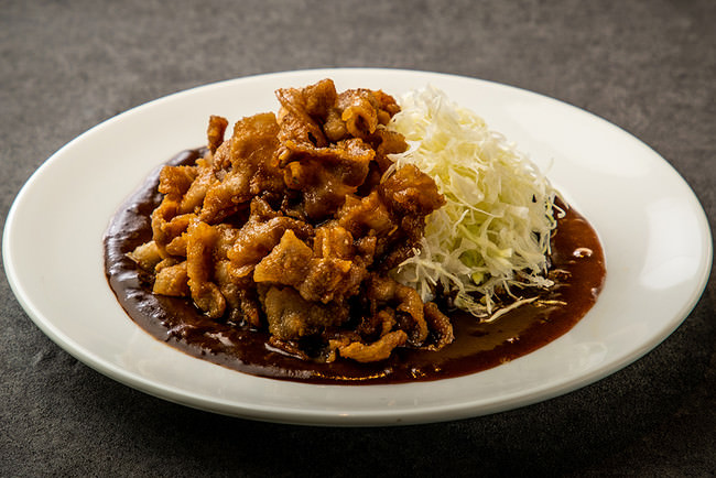 スタミナにんにく醤油豚カレー