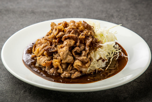 やみつき葱塩だれ豚カレー