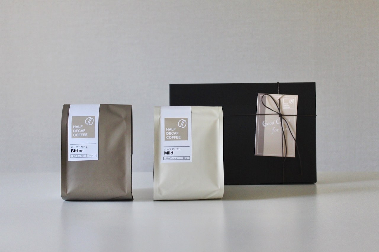新商品「Half Decaf Coffee コーヒー豆2種ギフトセット」を
2021年7月1日より販売開始　
～御中元、お歳暮、御祝の贈り物に～