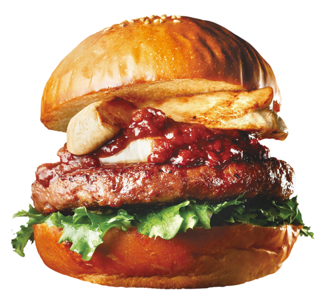 国産ジビエ　鹿肉バーガー