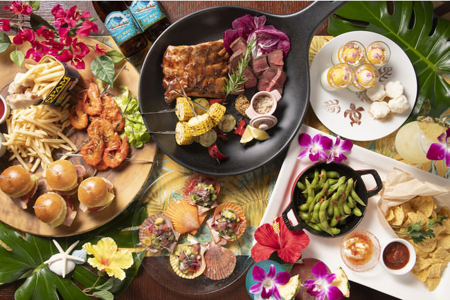 今年の夏は身近でバカンス気分！“ハワイ”をテーマにした新パーティープラン『The Hawaiian Dining-by The Place of Tokyo-』期間限定販売！