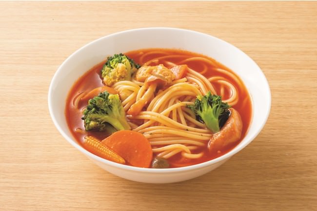 トマトスープスパゲティ(調理例)