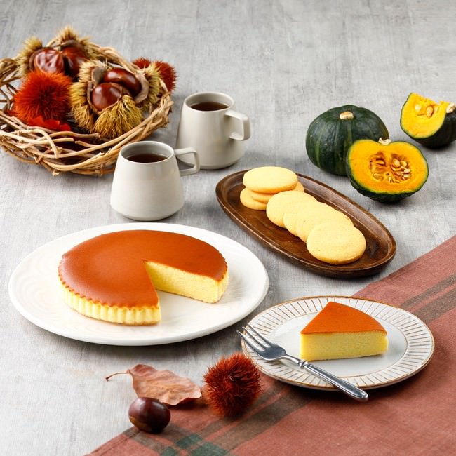 クッキーにかぼちゃ味が新登場！栗チーズケーキも同時発売。チーズガーデンのスイーツで、旬の秋の味覚を満喫しよう！