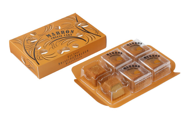 『秋のチーズケーキ（マロン）』 6個入 1,998円(税込)