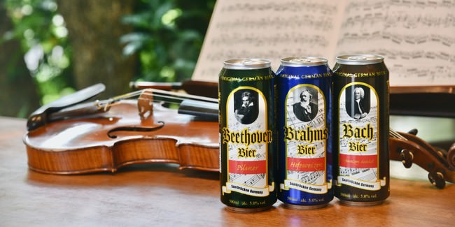 音楽とビール伝統の国ドイツより作曲家をイメージして作られたオリジナルビールの誕生！！【ドイツ三大作曲家ビール】を発売