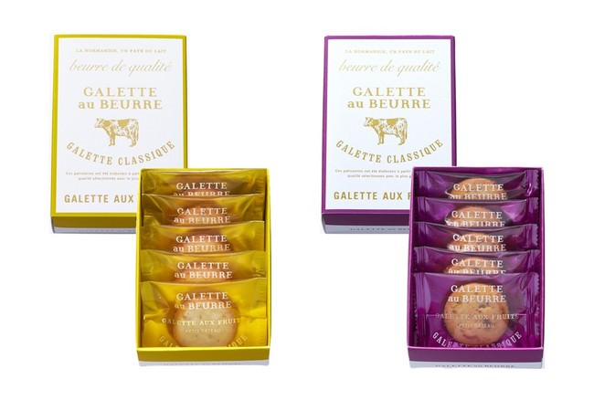 【左】ガレット オ フリュイ （シトロン）【右】ガレット オ フリュイ （フィグ）いずれも価格：540円（本体価格：500円）