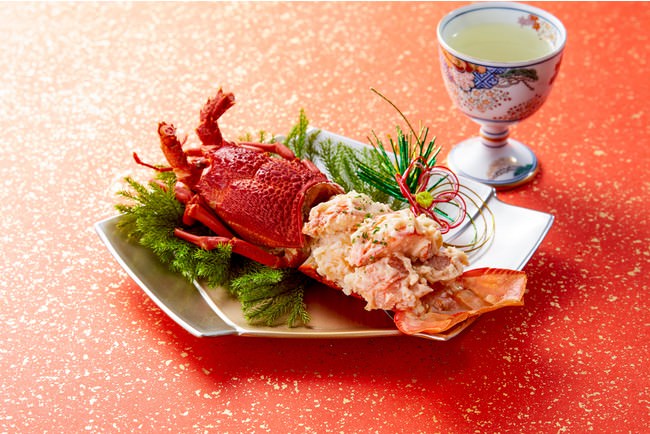 伊勢海老のホワイトソース和え