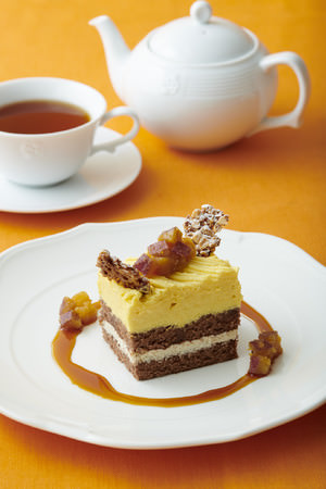 スイートポテトのショートケーキ