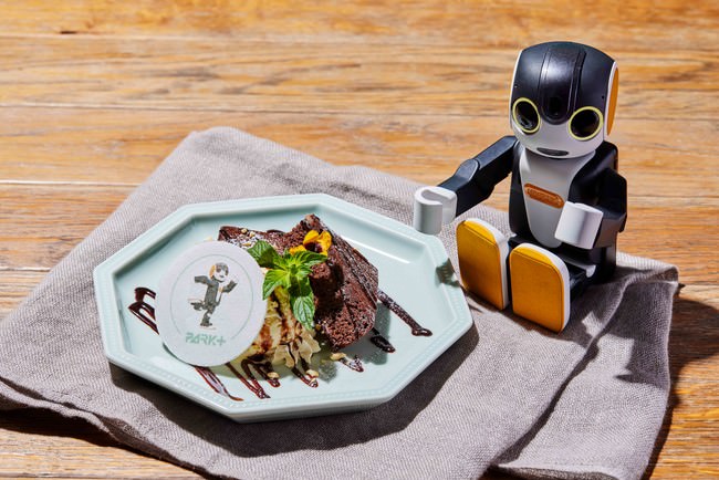 【ホットチョコレートブラウニーwith RoBoHoN】　