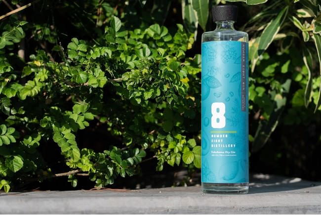 NUMBER EIGHT GIN Double Botanical 750ml 　5,500円（税込み）