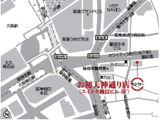 『スシローお初天神通り店』マップ