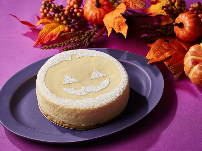 ハロウィンでお馴染みのジャック・オー・ランタンがチャーミングなハロウィンチーズケーキ
