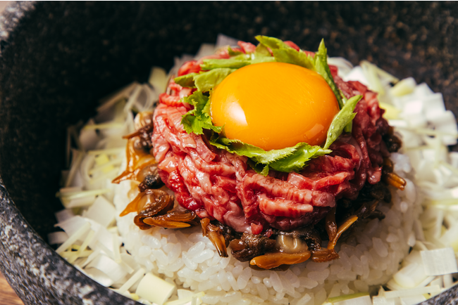 厳選和牛と浅利の石焼ご飯　【季節の匠コース】