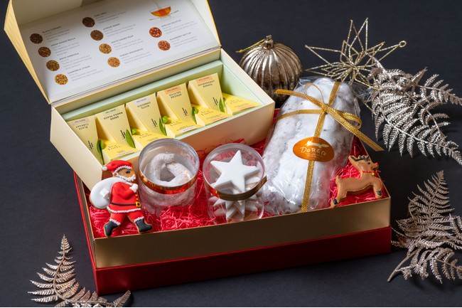 紅茶（ティーフォルテ ティーテイスティング10種）／シュトレン ／バニラキプフェル など