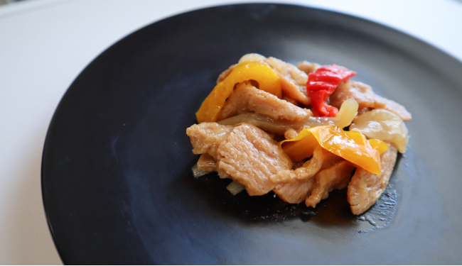 大豆ミートの生姜焼き