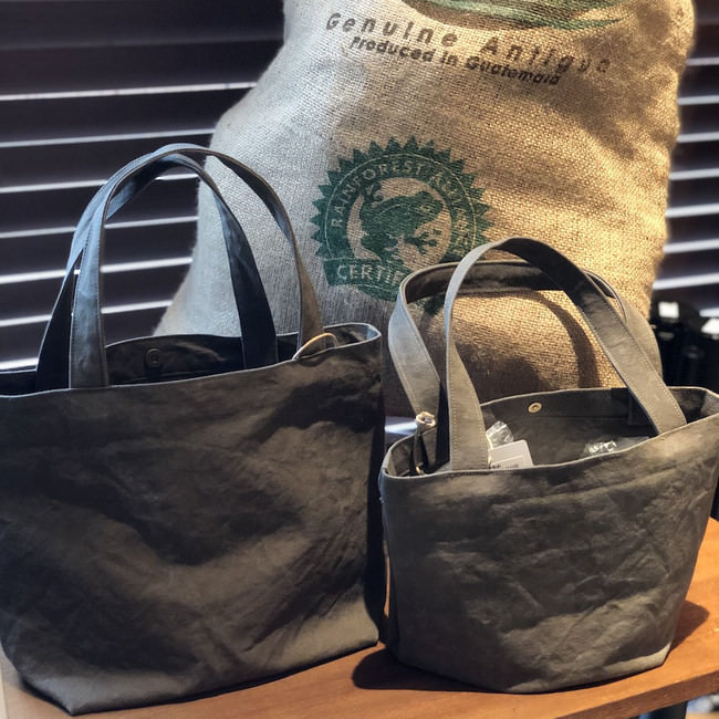 〈野口染舗〉珈琲染め　帆布トートバッグ （各種）　税込３,８５０円から