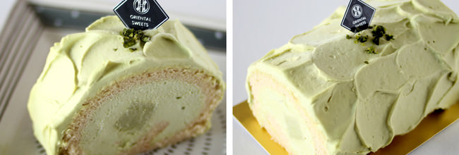 お店で楽しめるカットロールケーキのほか、テイクアウト用として1本入りも販売