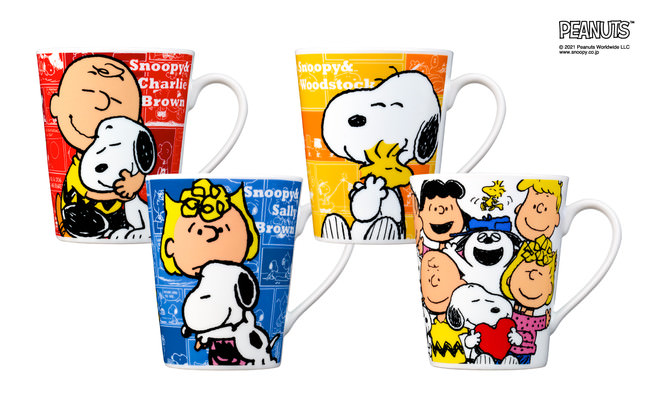 「スヌーピートールマグ」4種イメージ