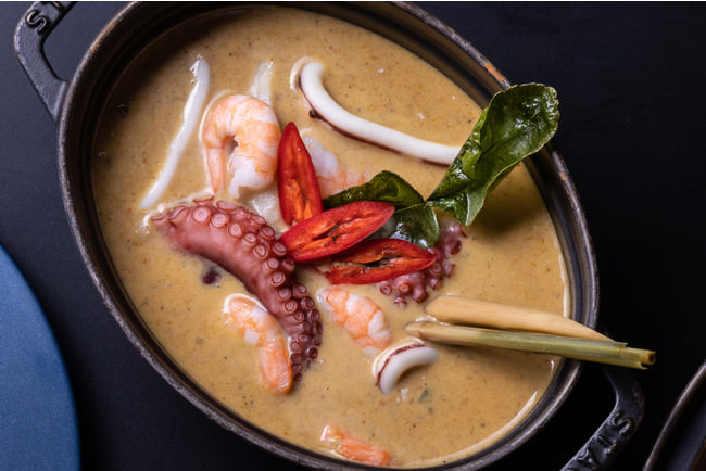 タイ風シーフードグリーンカレー 