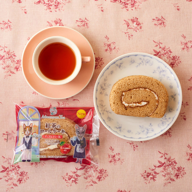「紅茶のロールケーキ アップルティー風」160円(税込)