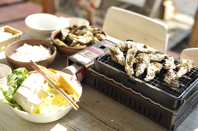 焼き、蒸し牡蠣、鍋、食べ放題　通常お一人様3850円