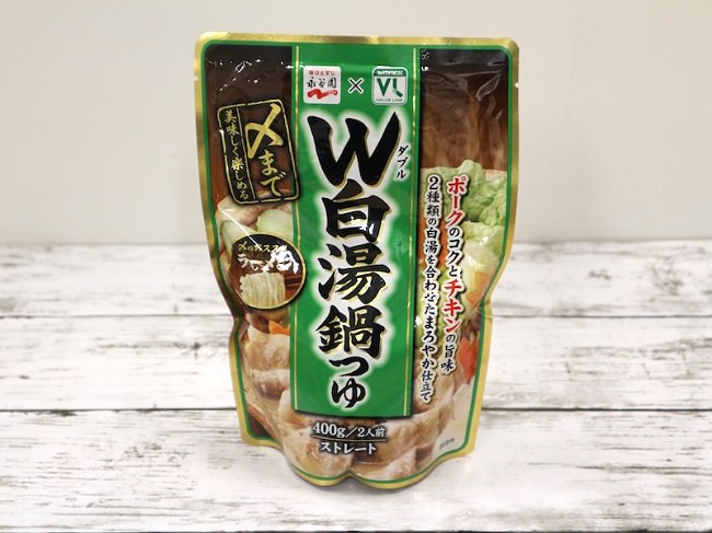 VL W白湯鍋つゆ　(本体価格100円／税込108円)
