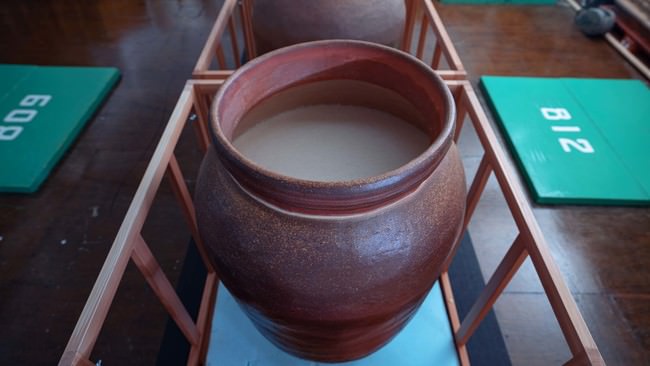 備前甕での仕込