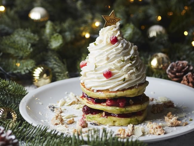 ～町田店から贈るクリスマス～ホワイトクリスマスツリーパンケーキ