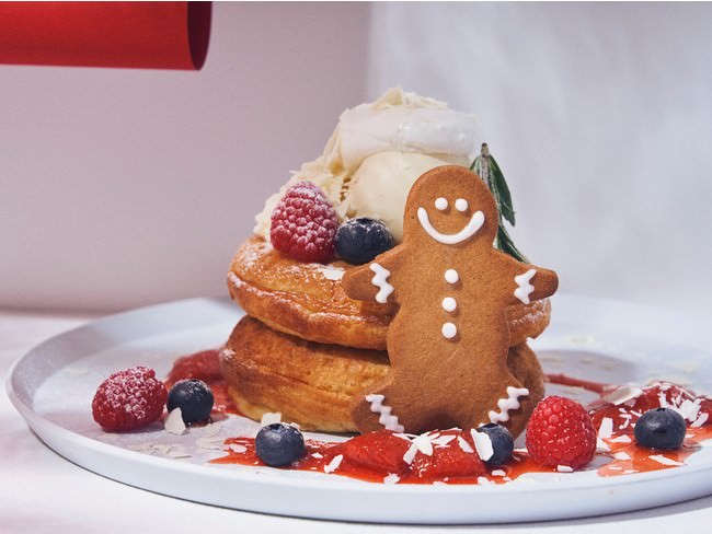 クリスマス“アドベント”パンケーキ 〜ジンジャーマンクッキーとコポーホワイトチョコレート〜