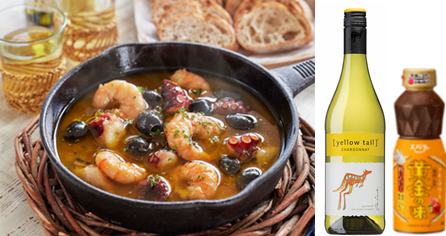 魚介のアヒージョ