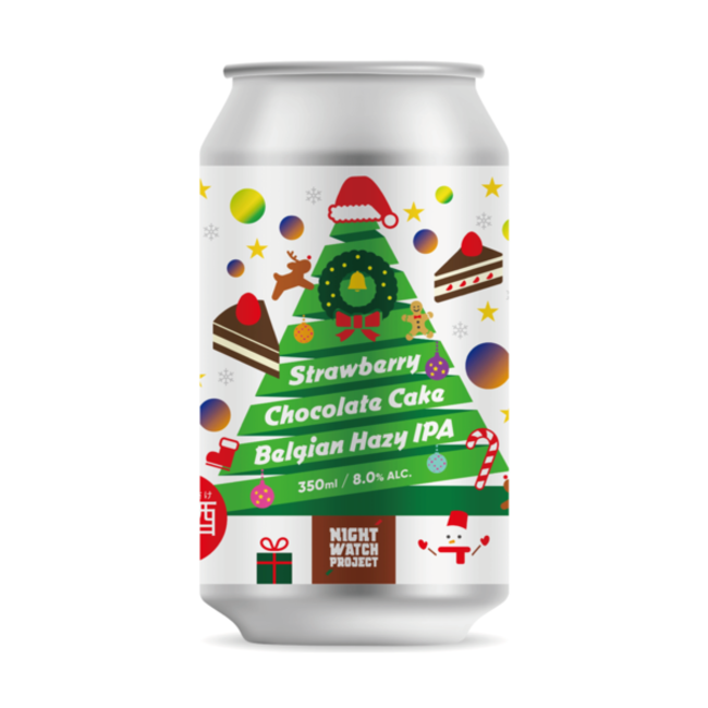 【限定品】NIGHT WATCH PROJECT Strawberry Chocolate Cake Belgian Hazy IPA