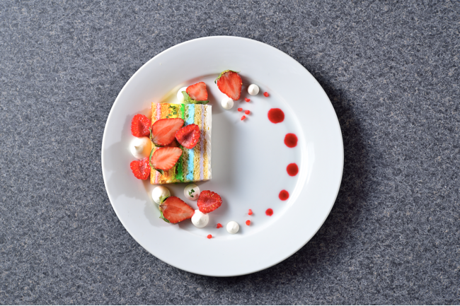 Xmasレインボーショートケーキ