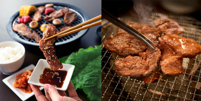 イメージ（左：NEXTカルビ2.0、右：NEXTハラミ1.1）