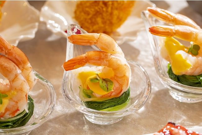 「海老のマンゴーマヨネーズソース掛け」