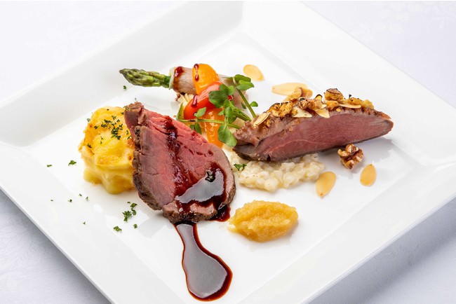 メインのローストビーフ