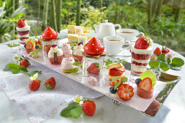 「Dessert&Tea ”Strawberry Garden”」イメージ（2名様分）